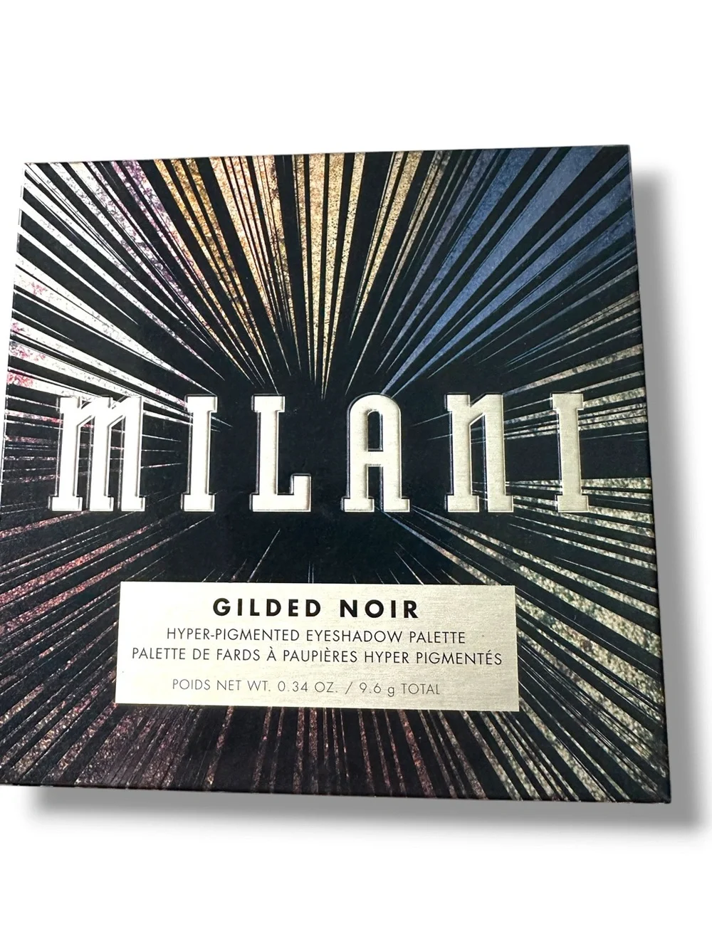 Milani Gilded Noir Hyper-Pigmented Eyeshadow Palette 16 noir-inspired SEALED NEW